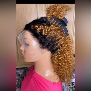 ❤️New❤️ 100% Human hair HD Lace front 18" wig❤️